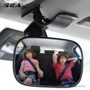 SEAMETAL – miroir intérieur de voiture pour bébé, miroir d'observation grand Angle de 120 degrés, miroir d'observation auxiliaire rotatif à 360 degrés