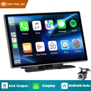 9 "Portable sans fil Carplay autoradio Android Auto autoradio Bluetooth GPS Navigation FM AUX voiture lecteur multimédia