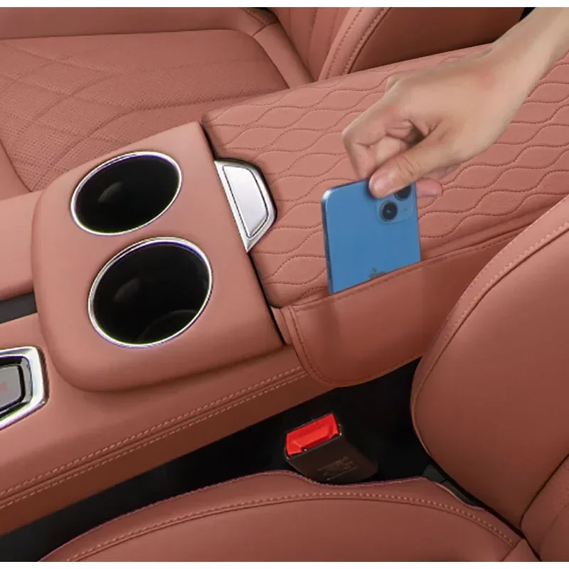 Housse de protection pour boîte d'accoudoir de voiture Changan UNI-Z, en cuir, anti-rayures, Anti-poussière, pour Console centrale, coussin, accessoires d'intérieur de voiture