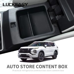 Boîte de rangement pour accoudoir de Console centrale de voiture Mitsubishi Outlander 2023 – 2024, accessoires d'intérieur, organisateur de rangement, mallette de rangement