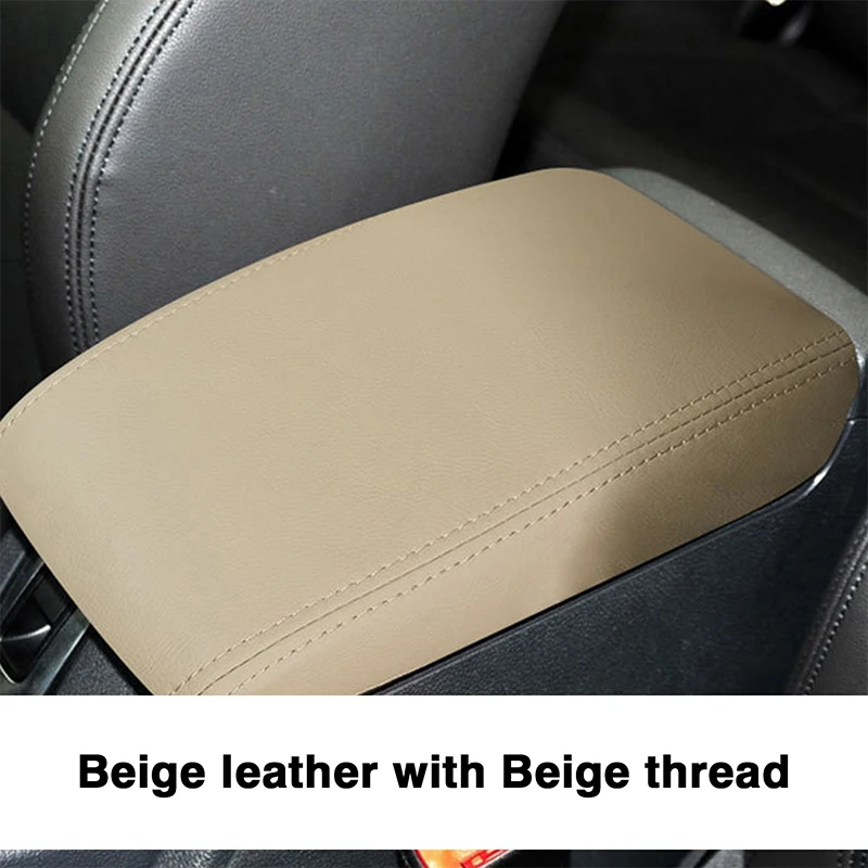 Couvercle de protection en cuir suédé pour accoudoir de voiture, accessoires d'intérieur de commande centrale, pour VW Golf 6 MK6 2010 2011 2012 2013