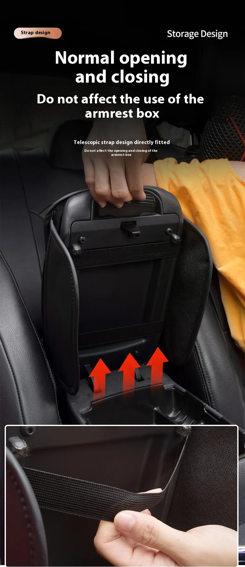 Juste de console centrale pour Jeep Compass Grand TraffWrangler Jk, accessoires de voiture, boîte d'accoudoir recommandée pour augmenter le sac de rangement du coussin