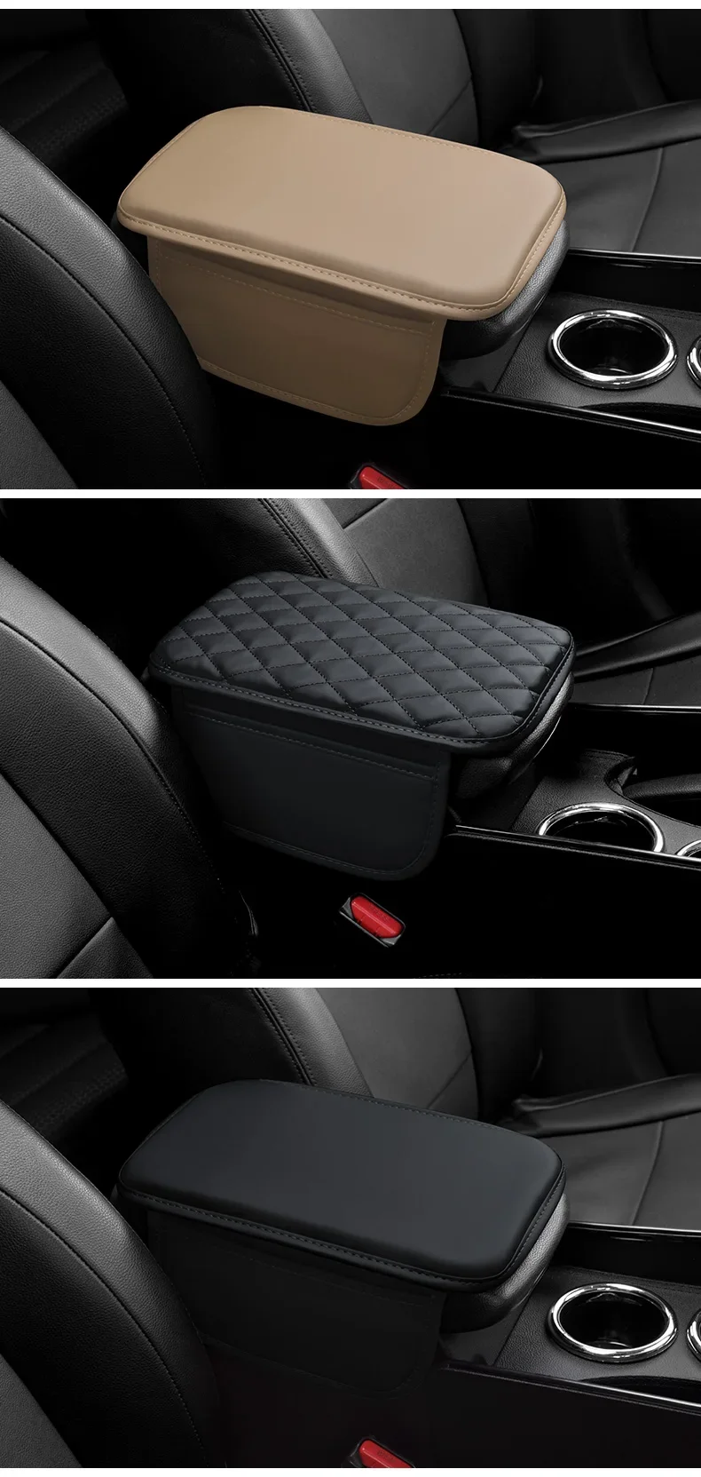 Juste de console centrale pour Jeep Compass Grand TraffWrangler Jk, accessoires de voiture, boîte d'accoudoir recommandée pour augmenter le sac de rangement du coussin