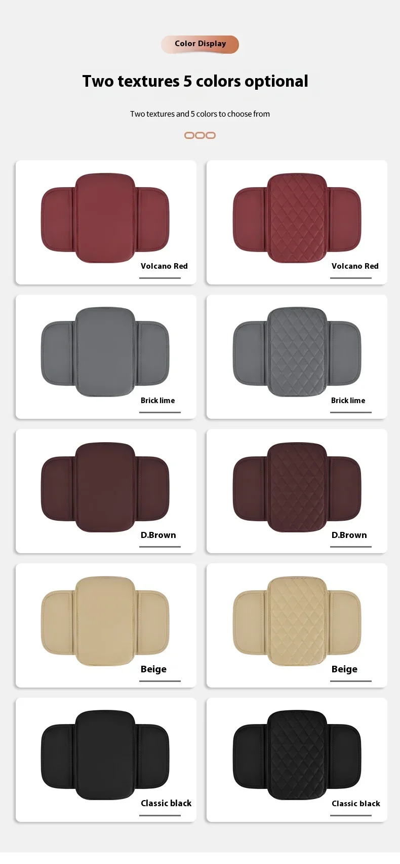 Juste de console centrale pour Jeep Compass Grand TraffWrangler Jk, accessoires de voiture, boîte d'accoudoir recommandée pour augmenter le sac de rangement du coussin