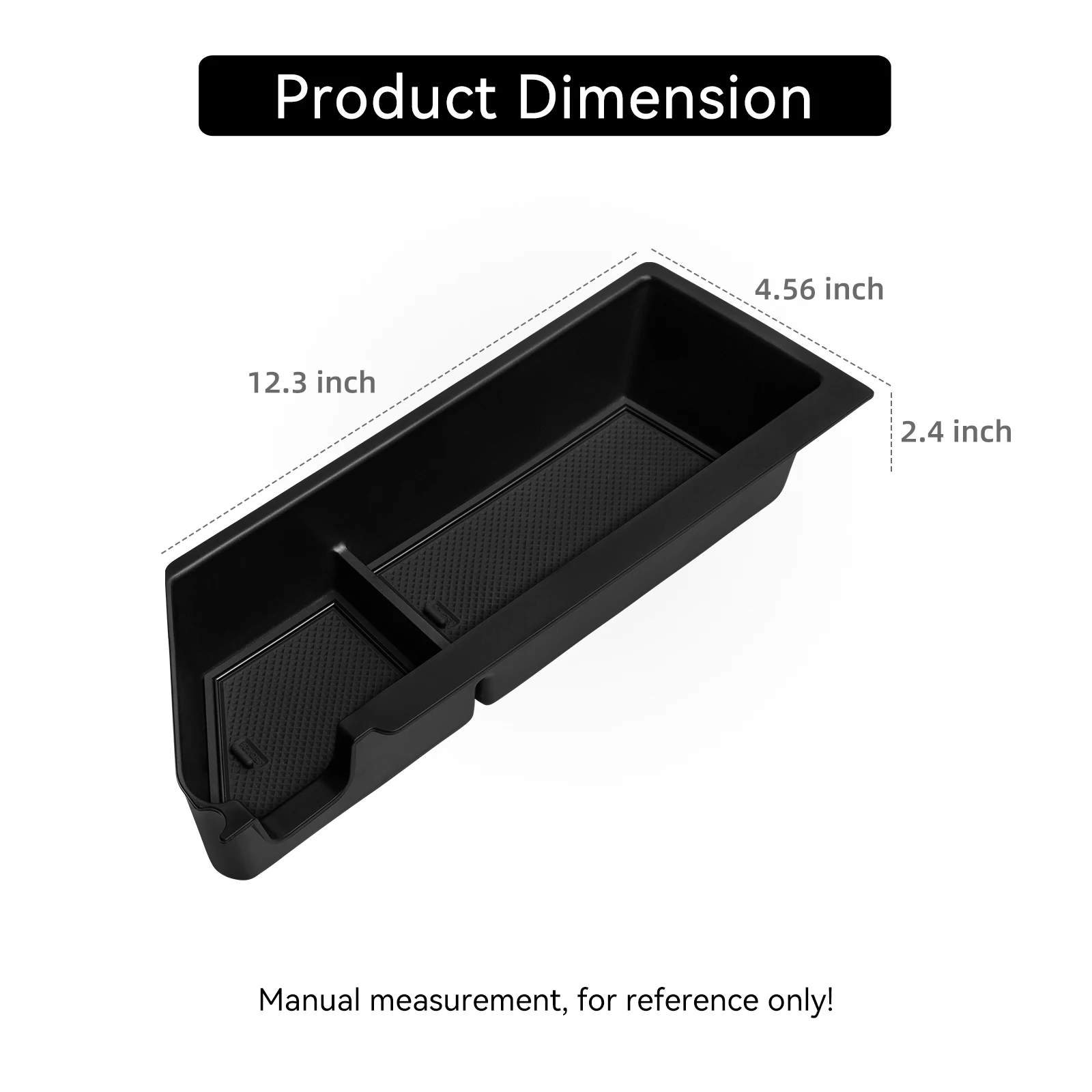 Boîte de rangement pour voiture Chevrolet Equinox EV 2024 2025, accessoires d'intérieur, Console centrale, accoudoir, organisateur de rangement, plateau de rangement