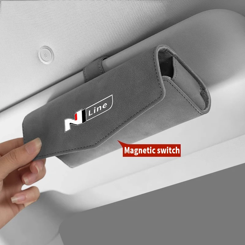 Étui à lunettes de voiture, boîte de rangement de lunettes de soleil, Clip pour Hyundai Sonata Elantra Tucson N Line Veloster Kona i30 i20 i10, accessoires