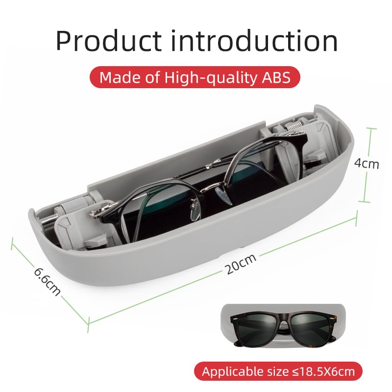 Étui à lunettes de soleil pour Audi A3 S3 8V 8Y A4 B9 B8 S4 A5 S5 A6 C7 C8 Q3 Q5 Q7 2015 2016 2017 2018 2019 2020 2021 2022, accessoires de voiture