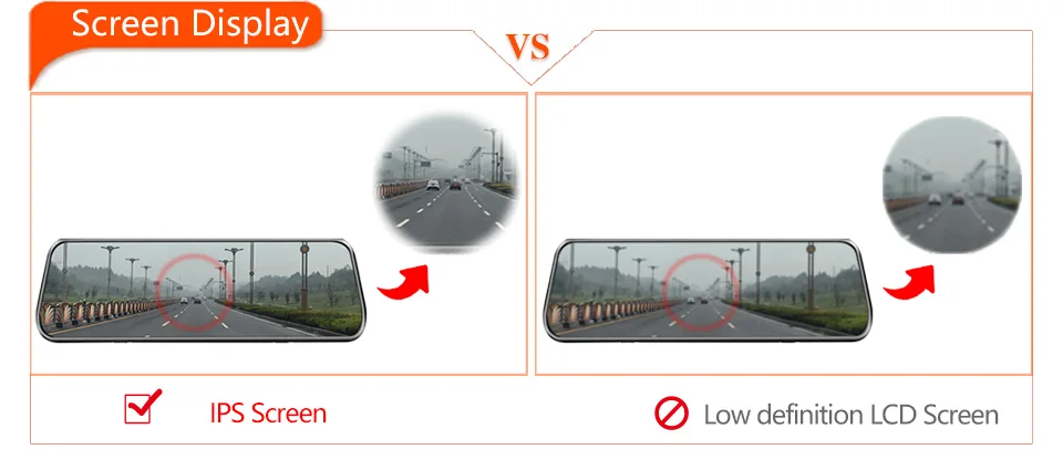 Écran Tactile Enregistreur Vidéo Rétroviseur cam 1440P GPS Wifi 24H Parking DVR Black Box Écran Tactile Enregistreur Vidéo Rétroviseur cam 1440P GPS Wifi 24H Parking DVR Black Box