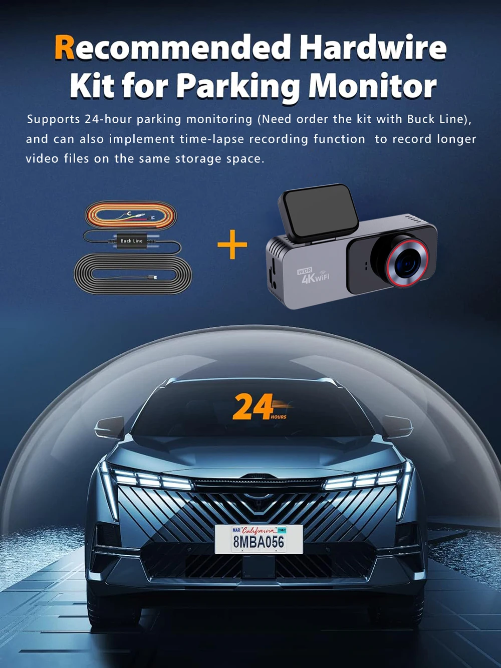 Caméra de tableau de bord 4K 3840x2160P, DVR, WIFI, GPS, Mini caméra à double objectif, Dashcam avant et arrière, boîte noire, enregistreur de conduite vidéo, Vision nocturne Caméra de tableau de bord 4K 3840x2160P, DVR, WIFI, GPS, Mini caméra à double objectif, Dashcam avant et arrière, boîte noire, enregistreur de conduite vidéo, Vision nocturne