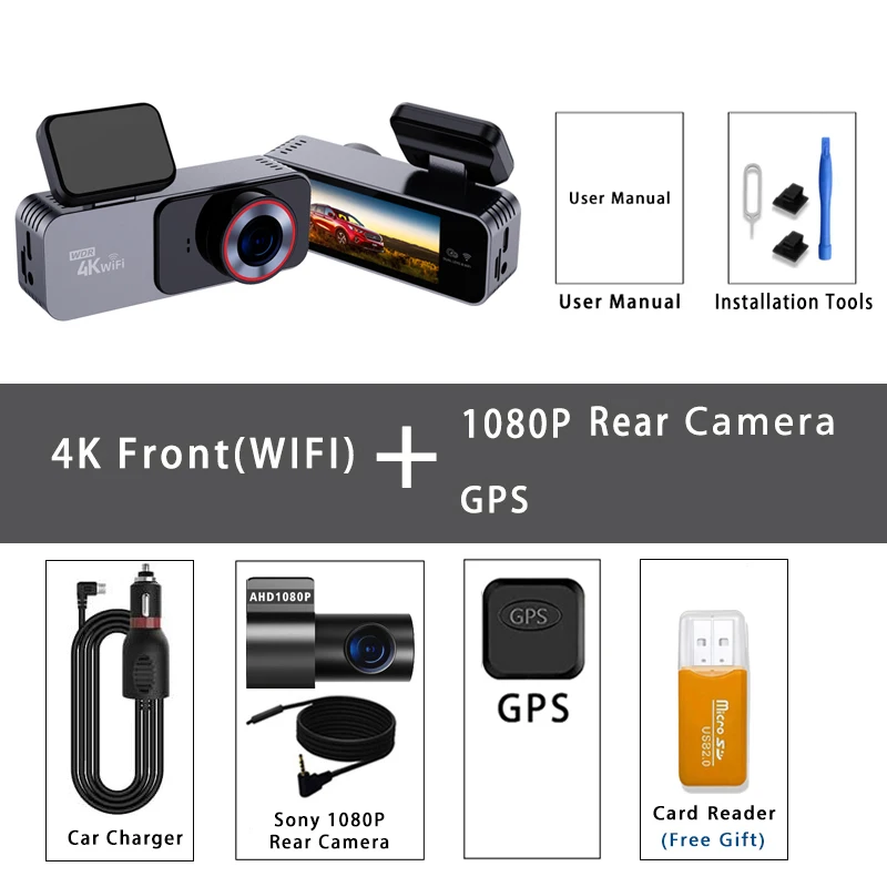 4K Dual Lens-GPS