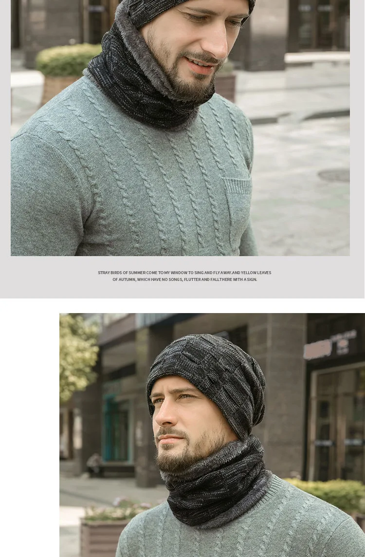Chapeau d'hiver pour hommes et femmes, pull, écharpe, costume, doublure polaire en velours, bonnet épais et chaud pour enfants, bonnet tricoté