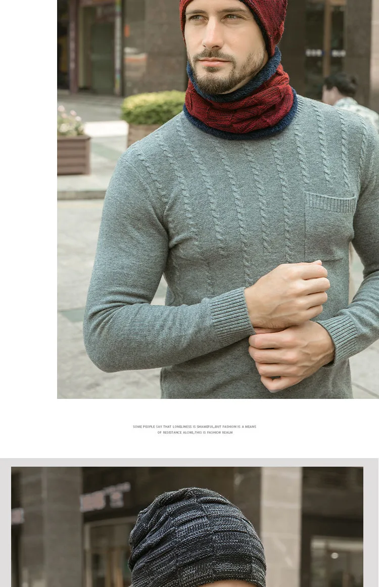 Chapeau d'hiver pour hommes et femmes, pull, écharpe, costume, doublure polaire en velours, bonnet épais et chaud pour enfants, bonnet tricoté