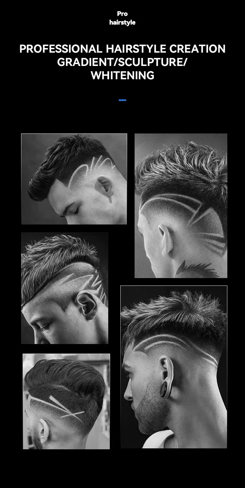 Kemei KM-2290 KM-2293 KM-T95 nouvelle Machine de découpe professionnelle rasoir électrique tondeuses à cheveux avec écran LCD tondeuse à cheveux pour hommes