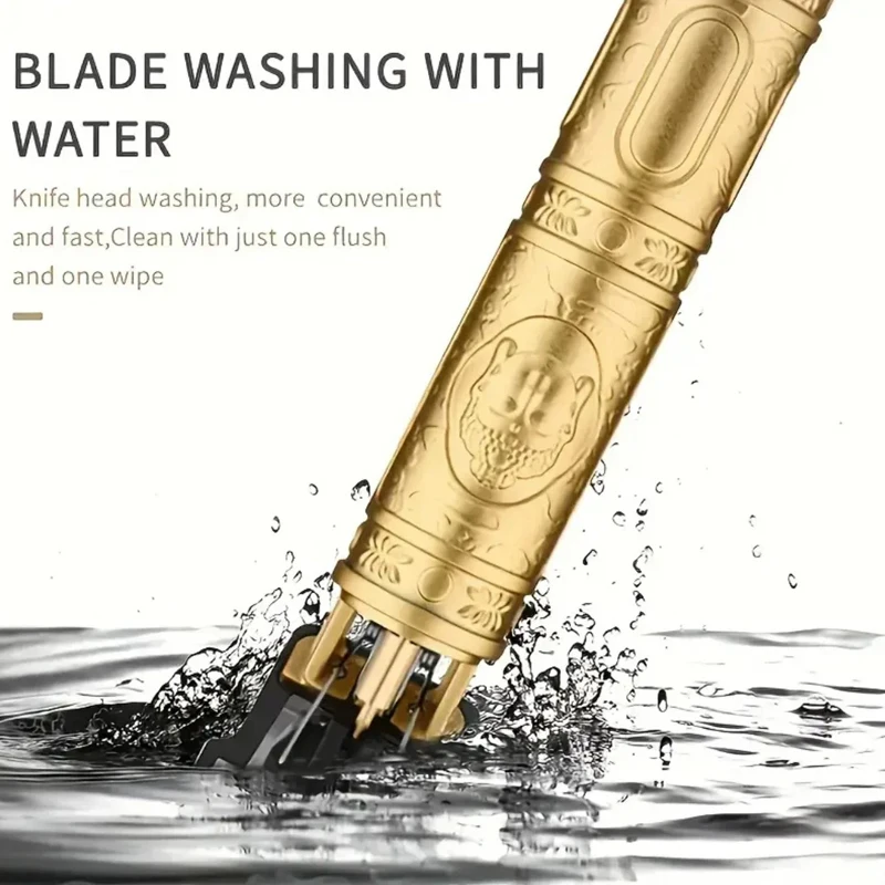 Rasoir électrique Vintage pour barbier, Machine de coupe de cheveux sans fil, chargeur USB, tondeuse à cheveux Portable adaptée aux hommes Rasoir électrique Vintage pour barbier, Machine de coupe de cheveux sans fil, chargeur USB, tondeuse à cheveux Portable adaptée aux hommes