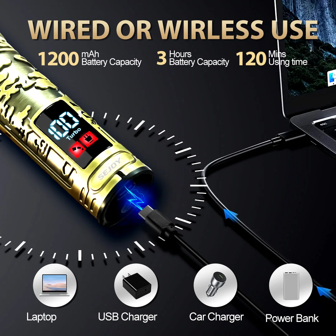 Kit de tondeuse à cheveux électrique sans fil et rasoir électrique pour hommes, tondeuse à cheveux Portable à charge rapide USB pour coiffure Kit de tondeuse à cheveux électrique sans fil et rasoir électrique pour hommes, tondeuse à cheveux Portable à charge rapide USB pour coiffure