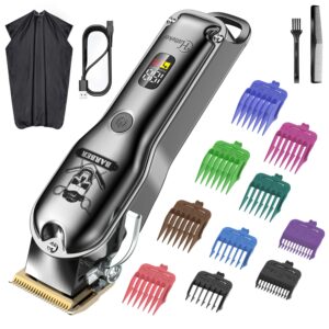 Tondeuse à cheveux professionnelle sans fil – Barbier, rechargeable USB, lavable