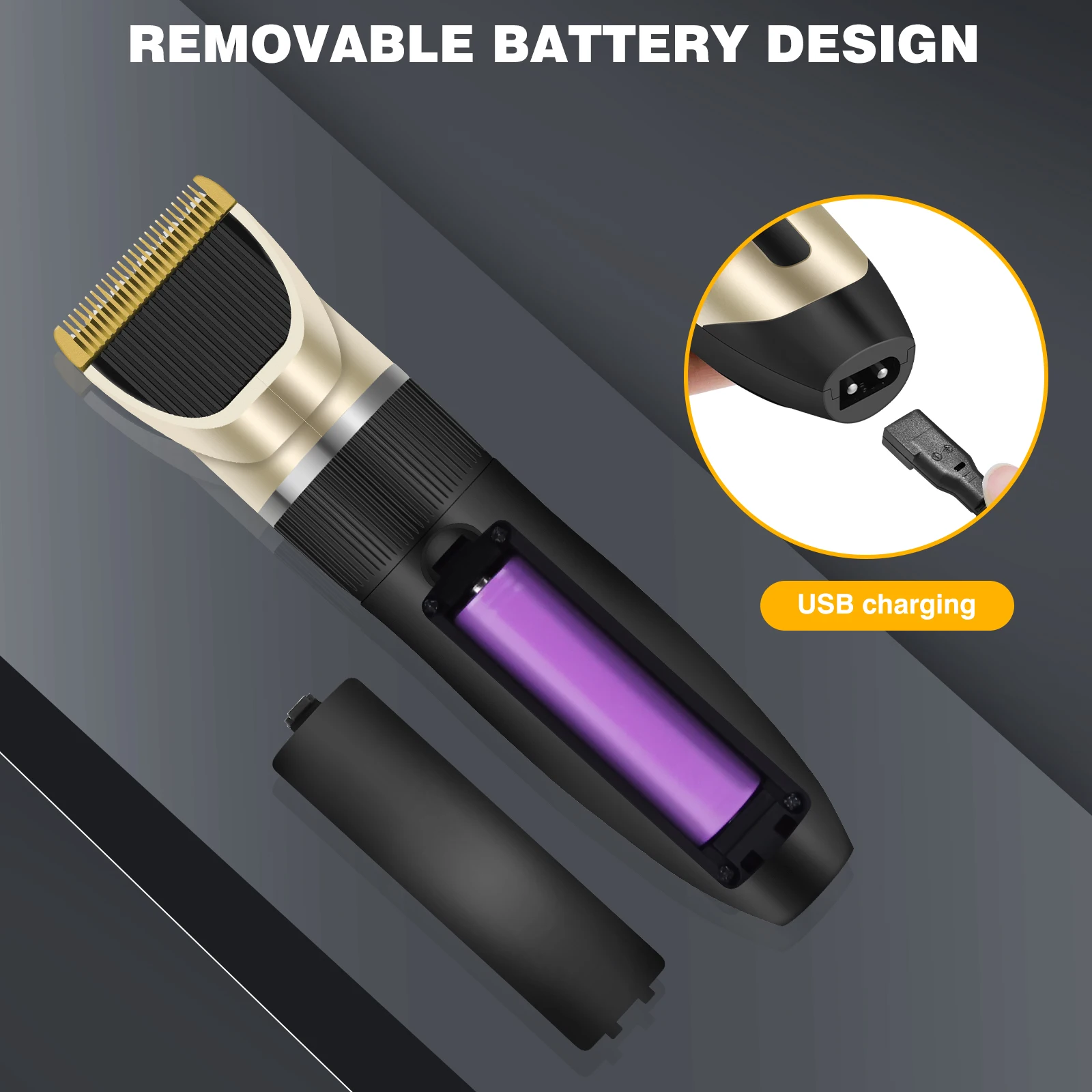 Tondeuse à cheveux professionnelle, tondeuse à cheveux corporelle tout-en-1, tondeuse de précision sans fil, lame tranchante ultrasonique de 90 Minutes pour hommes, Ki Tondeuse à cheveux professionnelle, tondeuse à cheveux corporelle tout-en-1, tondeuse de précision sans fil, lame tranchante ultrasonique de 90 Minutes pour hommes, Ki