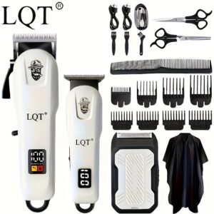 Q Tondeuse Électrique Sans Fil, Performance Puissante sans Obstruction, Léger et Portable pour un Coiffage Rapide – Le Nouveau Favori des Essentiels de Toilettage #TondeuseSansFil #EssentielD'été #LégerPortable