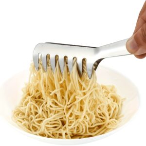 1pc Fourchette à Spaghetti Italienne Robuste pour Usage Commercial et Domestique - Ustensile de Service Pâtes Professionnel en Acier Inoxydable 304 avec Manche Ergonomique & Dents Tranchantes - Grande Capacité Plat pour Espaguèttes, Nouilles, Pâtes - Design Durable Faciles à Nettoyer Pour Restaurants, Buffets, Cuisines Familiales - Longue Vie Utile Et Hygiéniques - Idéal Avec Sauces À La Carbonara), CuillèreàSpaghettis, PincesÀPâte, ClipÀPâte, FourchetteÀPâte
