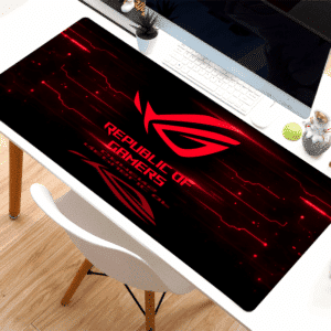 1 tapis de souris de jeu coloré, grande taille pour bureaux d'ordinateur, avec bords de précision verrouillés, épaissi pour la stabilité, antidérapant pour les claviers, un accessoire d'ordinateur parfait pour la fête de l'Indépendance, Halloween, Thanksgiving et les cadeaux de Noël.