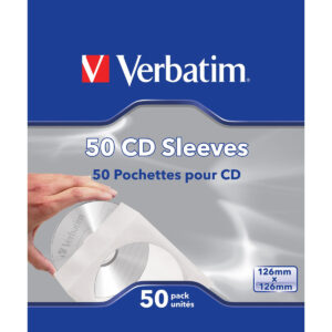 Protection pour disque dur Verbatim Fundas de CD, paq 50