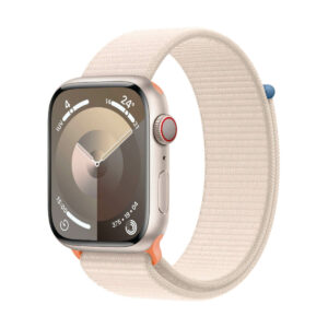 Montre intelligente Apple Series 9 GPS Blanc 1,9"