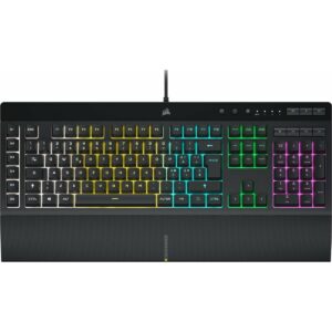 Clavier pour jeu Corsair K55 RGB PRO Noir Espagnol Qwerty