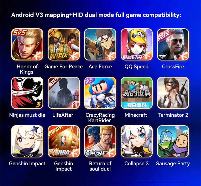 Contrôleur de jeu extensible pour téléphone portable, sans fil, Bluetooth, tablette PC pour Switch/PS3/PS4, contrôleur somatosensoriel à double Hall, BSP-D9