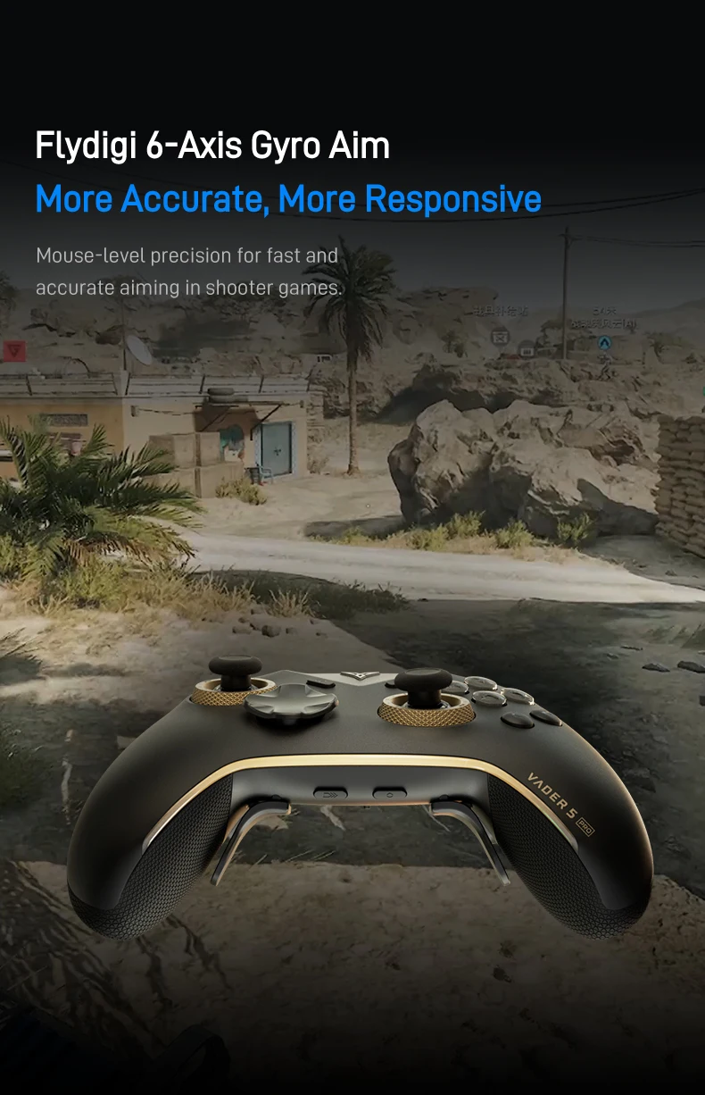 En Stock Flydigi Vader 5 Pro version mondiale contrôleur de manette de jeu Bluetooth sans fil multiplateforme pour tablette Steam Mobile PC NS2
