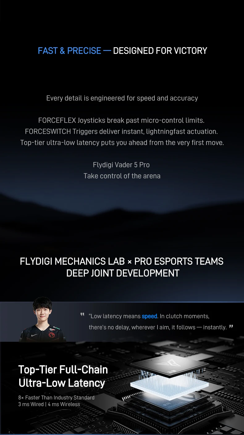 En Stock Flydigi Vader 5 Pro version mondiale contrôleur de manette de jeu Bluetooth sans fil multiplateforme pour tablette Steam Mobile PC NS2