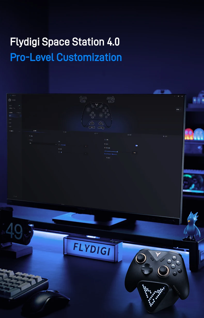 En Stock Flydigi Vader 5 Pro version mondiale contrôleur de manette de jeu Bluetooth sans fil multiplateforme pour tablette Steam Mobile PC NS2