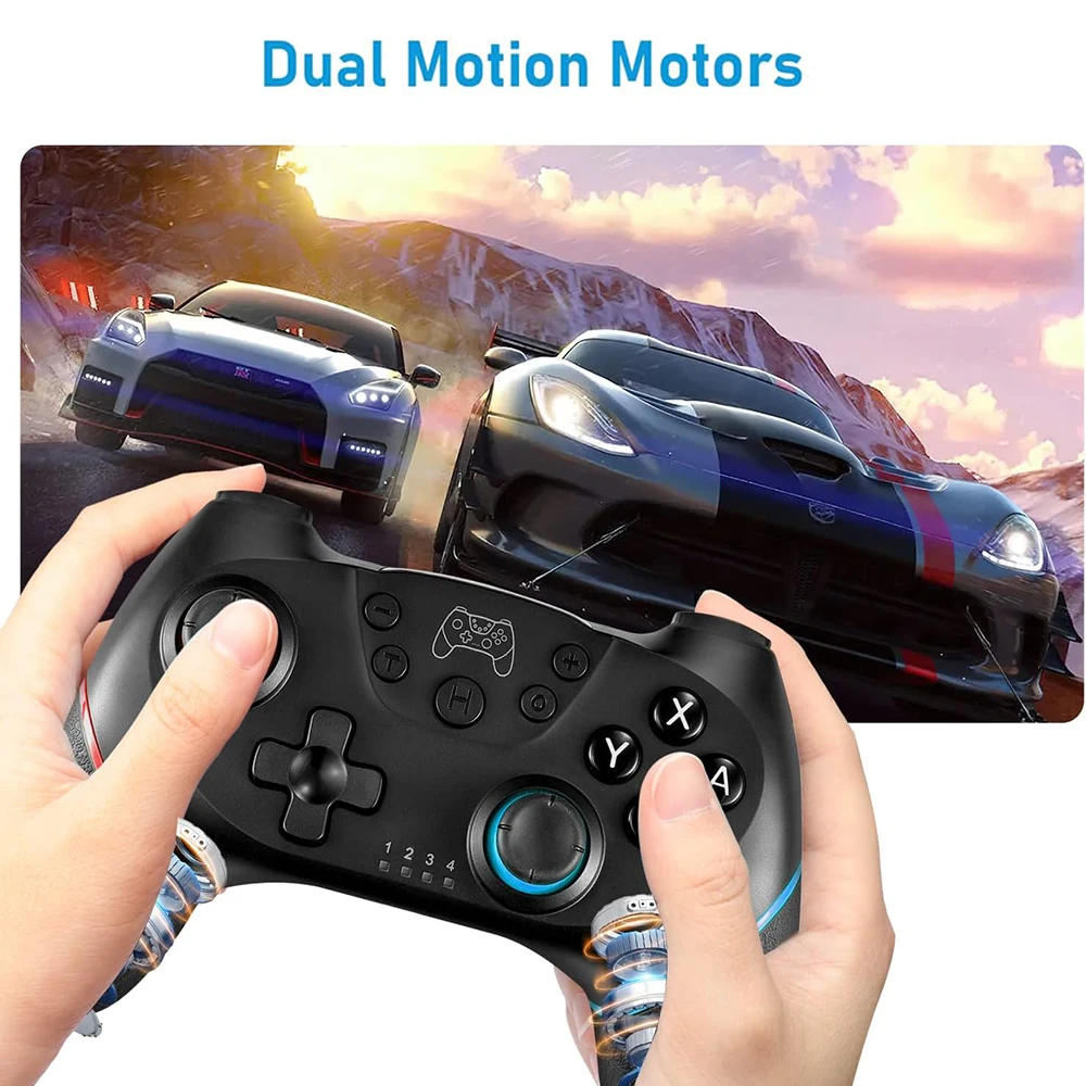 Manette de jeu sans fil Bluetooth, pour Console Oled NS/NS Lite/NS, téléphone Android, PC, Joystick Controle avec 6 axes