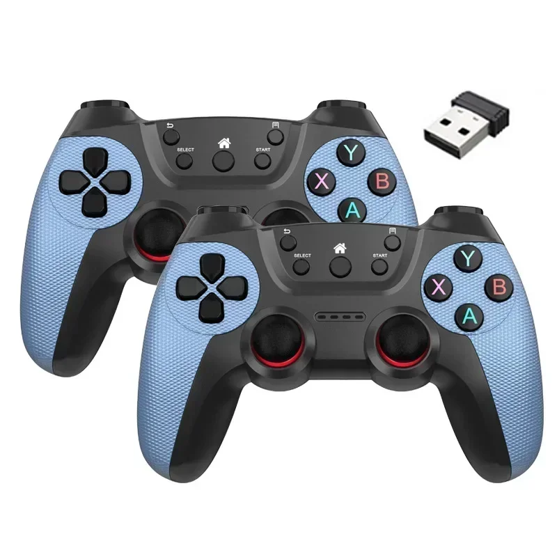 2 pièces contrôleur sans fil pour PC contrôleur de jeu sans fil manette à main pour ordinateur de télévision androïdes PC 2.4G manette de jeu à distance