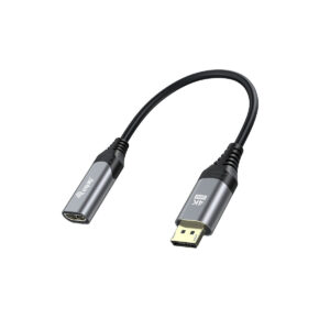 Adaptateur DisplayPort vers HDMI Equip 133445 Noir Doré 15 cm