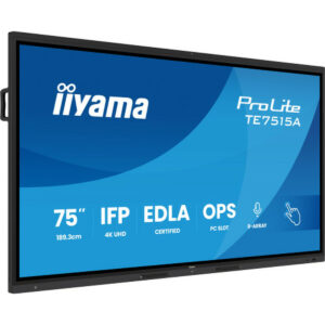 Écran Iiyama TE7515A-B1AG 75" 4K Ultra HD
