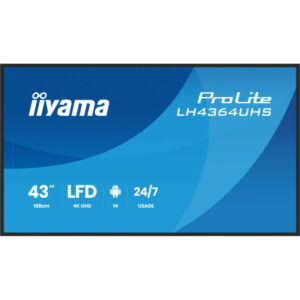 Écran Iiyama LH4364UHS-B1AG 43" 4K Ultra HD