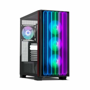 Boîtier PC Gamer Yeyian Mirage X ATX – Verre trempé RGB