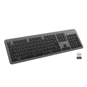 Clavier Ewent EW3296 Noir Gris Espagnol Qwerty AZERTY