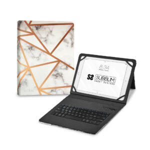 Housse pour Tablette et Clavier Subblim SUBKT5-BTTW10 Multicouleur Espagnol Qwerty QWERTY (1 Unité)