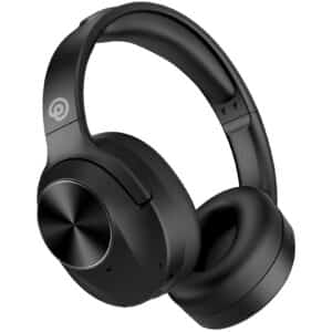 Casque Hybride à Réduction Active du Bruit avec Son HD, Casque Sans Fil Sur-l'Oreille Confort Inégalé, Basses Profondes et Vives