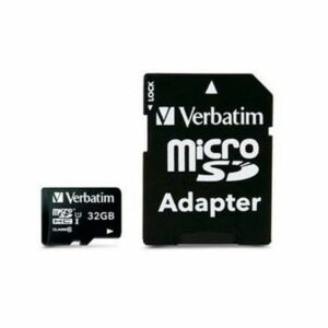 Carte Mémoire Micro SD avec Adaptateur Verbatim 44082 32 GB