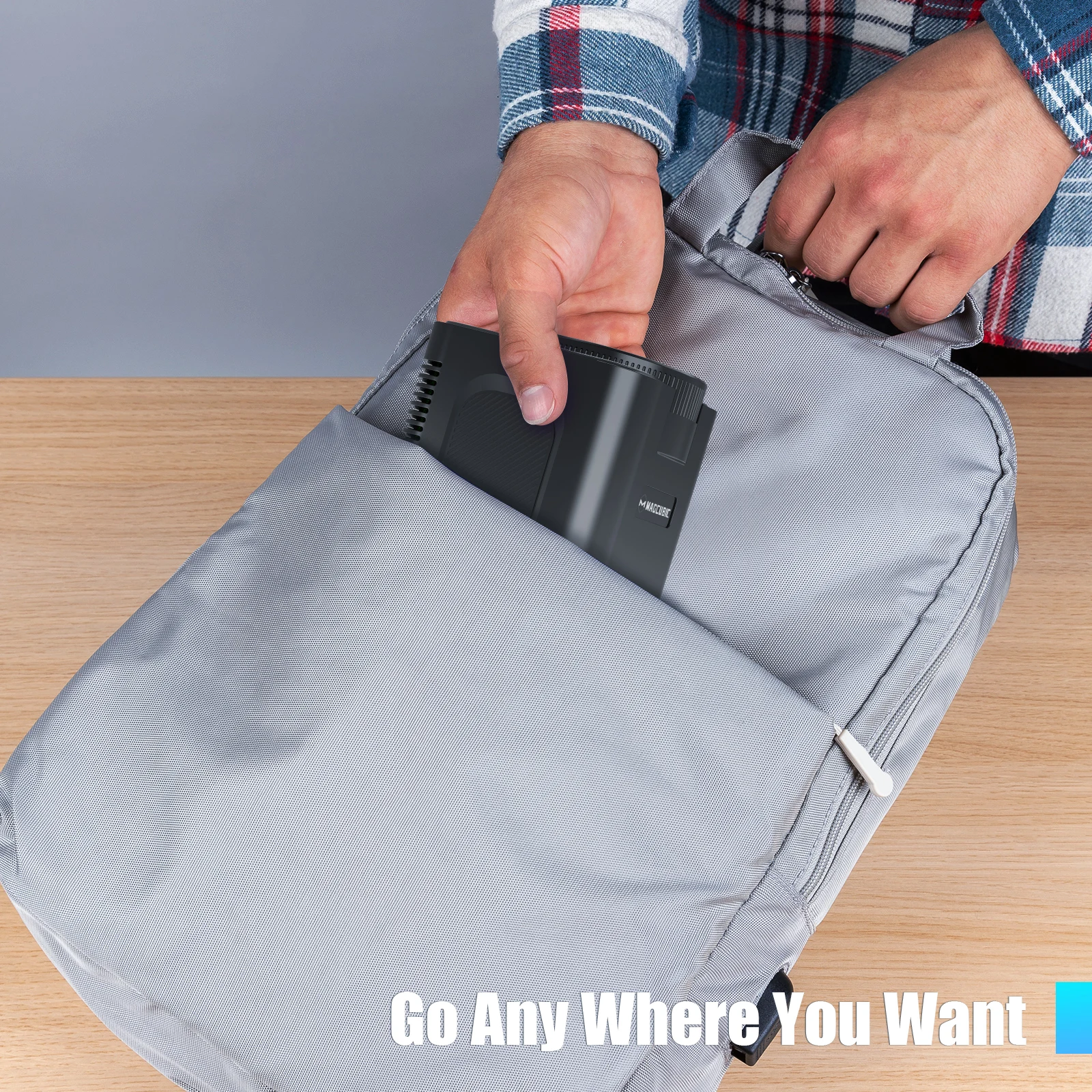 Magcubic HY320 NTV Netflix projecteur Android 13 sous licence officielle avec 1080P 500ANSI Prime vidéo YouTube WIFi BT5.2 Portable