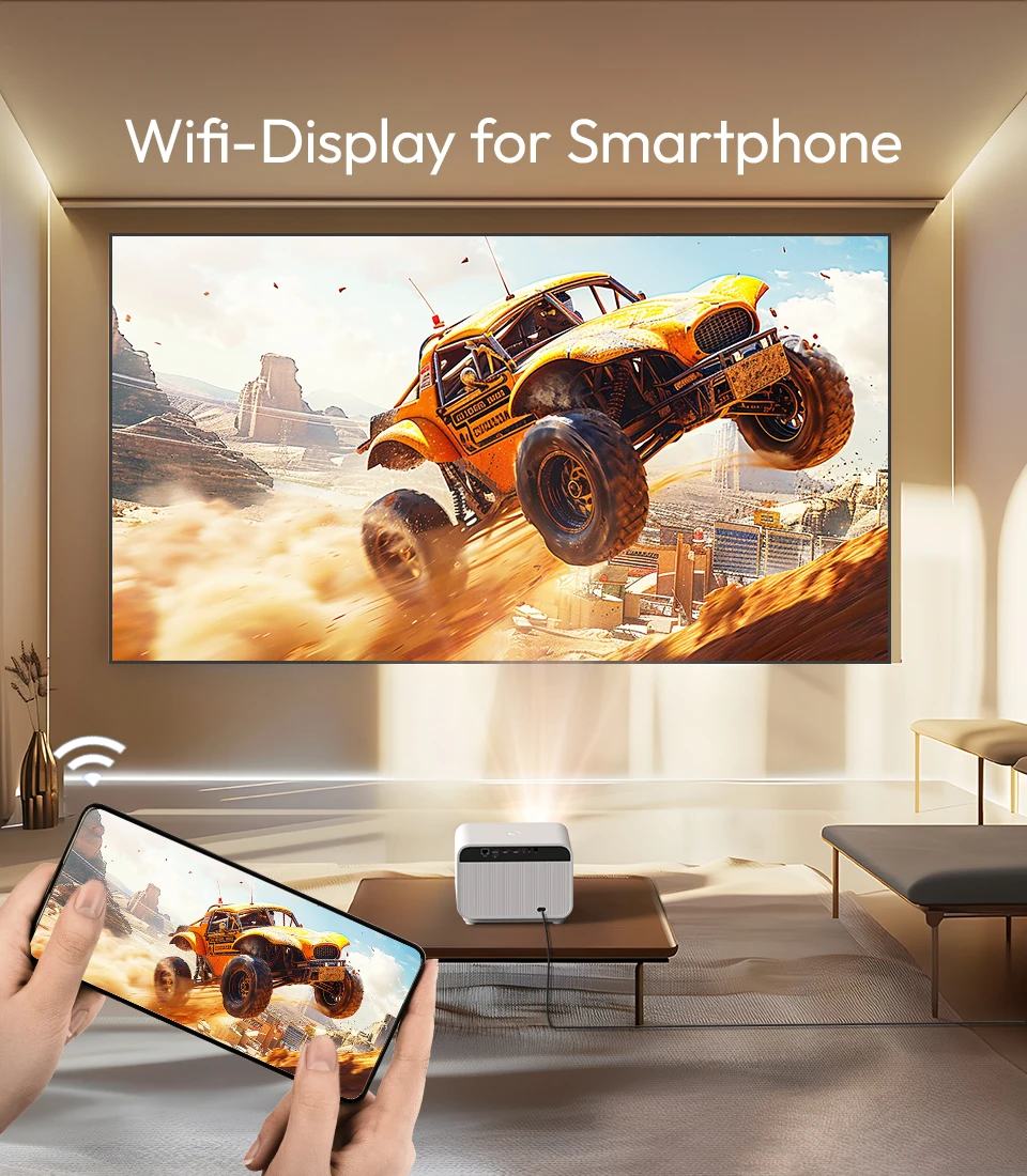 BYINTEK-Projecteur Full HD 1080P LOVE U12, 4K, 800 ANSI, Android, WiFi 6, Auto Focus, Home Cinéma, Cortors pour Film, Vidéo de Réunion