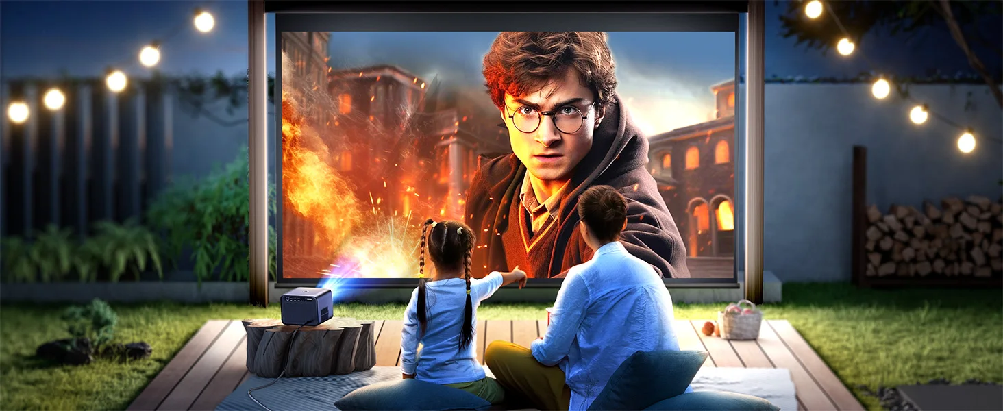 Wimius 4K Netflix projecteur officiel 30000Lumens mise au point automatique/Keystone natif 1080p WIFI6 Bluetooth prise en charge Dolby Home Cinema