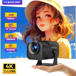 Magcubic HY320 – Mini vidéoprojecteur Android 11 rotatif 180°