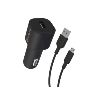 Chargeur de voiture électrique Muvit 1,2 m Noir