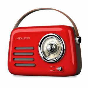 Radio Transistor Ledwood ALMA RED Rouge 30 W
