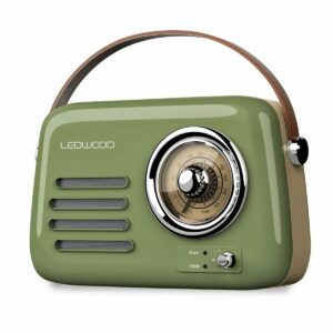 Radio Transistor Ledwood ALMA GREEN Vert 30 W