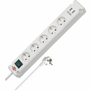 Multiprise 5 Prises avec Interrupteur Brennenstuhl Bremounta 3600 W USB x 2 (3 m)