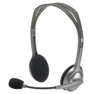 Casques avec Microphone Logitech 981-000271 2 x Jack 1,4 m Noir Gris